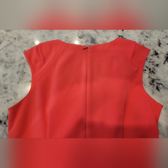 Calvin Klein One Shoulder Coral Dress - Picture 3 of 5